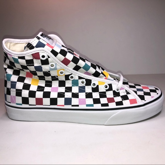 vans party checkered slip on